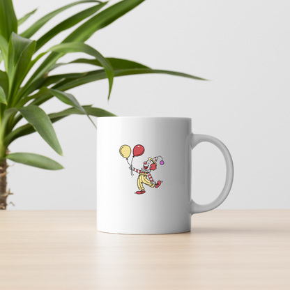 Clown jongleur joyeux | Style rétro SVG | Thème d'anniversaire