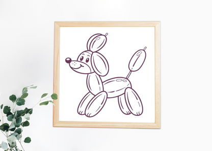 Chien Ballon | Style Kawaii Anniversaire