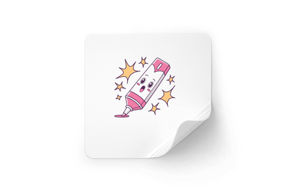 Sticker décoratif au motif amusant numérique idéal pour personnaliser vos affaires