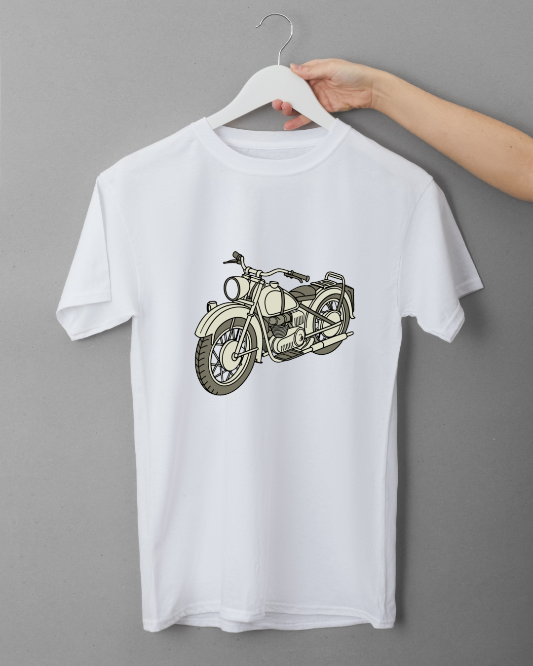 Design Zundapp KS750 1941 imprimé sur t-shirt vintage.