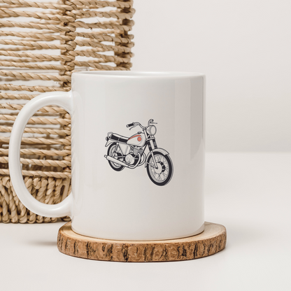 Design moto Derbi 125 pour mugs personnalisés