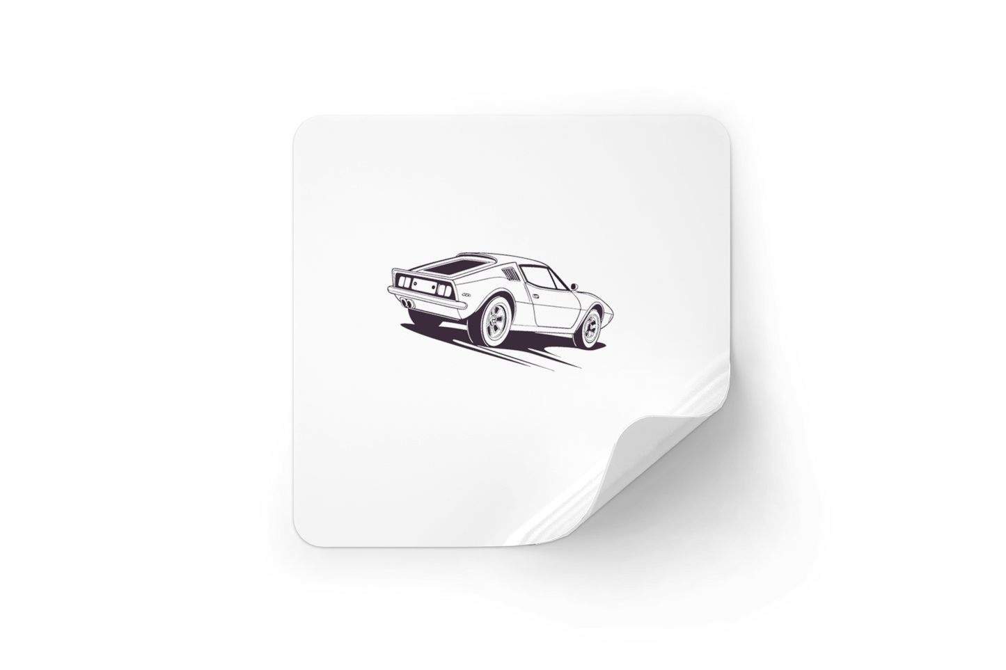 Retro Car Speeding | Dynamic SVG Style | Vintage Theme