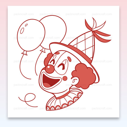 clown festif anniversaire