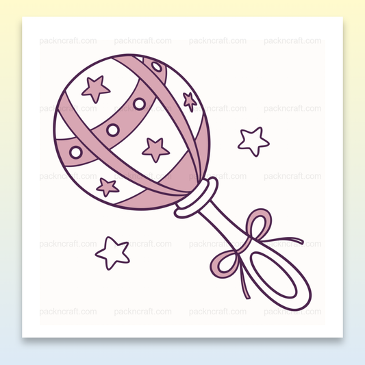 hochet étoiles mignon